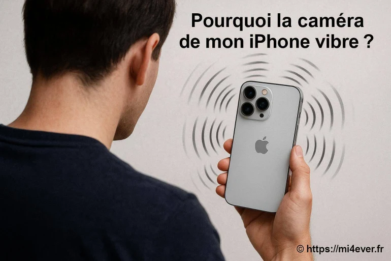 Pourquoi la caméra de mon iPhone vibre-t-elle ?
