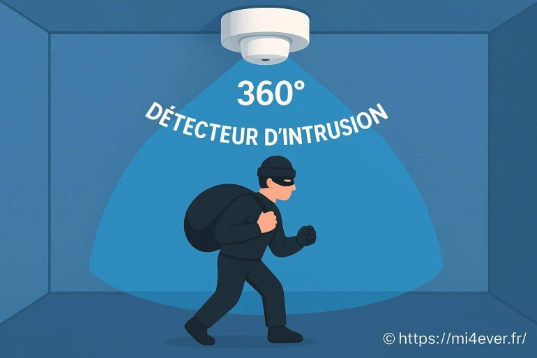 Détecteur d'intrusion 360° : comment garantir une couverture optimale de sécurité