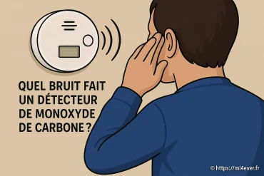 Quel bruit fait un détecteur de monoxyde de carbone ?