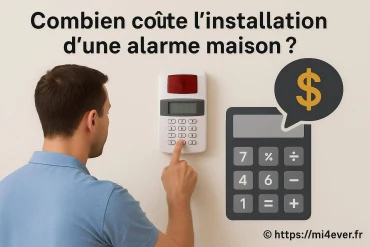 Combien coûte l'installation d'une alarme maison ?