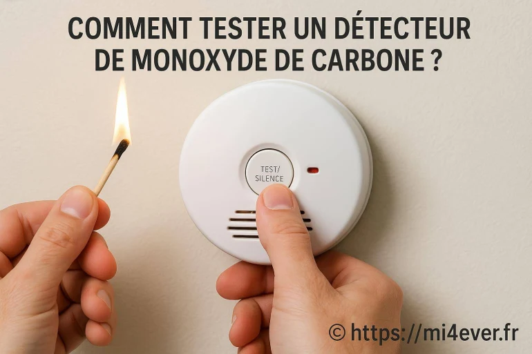 Comment tester un détecteur de monoxyde de carbone efficacement ?