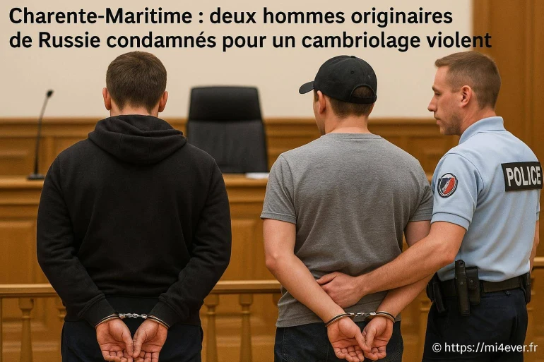 Charente-maritime : deux hommes russes condamnés pour un cambriolage violent à surgères