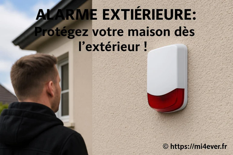 Alarme extérieure : comment sécuriser efficacement sa maison depuis l'extérieur