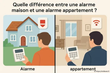 Différence entre alarme maison et alarme appartement : quelle protection choisir