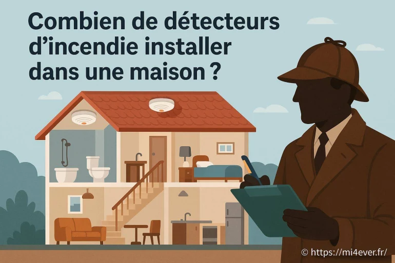 Combien de détecteurs d'incendie faut-il installer dans une maison ?