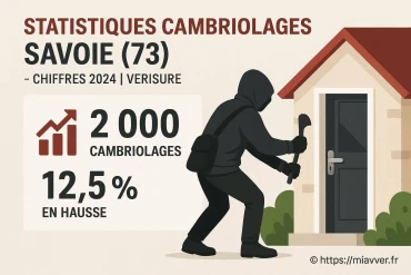 Statistiques cambriolages en savoie : chiffres clés 2025 et conseils sécurité
