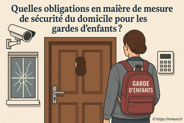 Sécurité domicile pour assistant maternel et familial : obligations et conseils