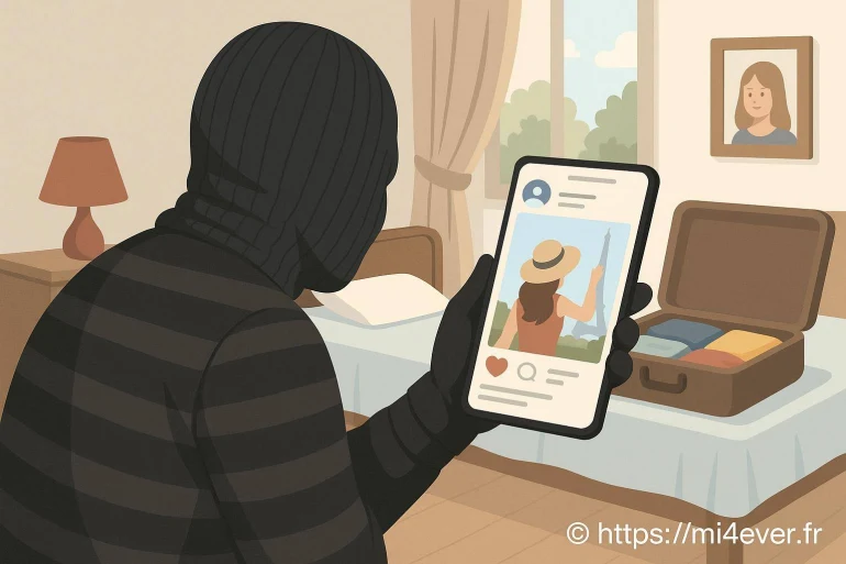 Comment les cambrioleurs repèrent leurs victimes sur les réseaux sociaux