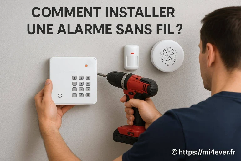 Comment installer une alarme sans fil chez soi : guide complet