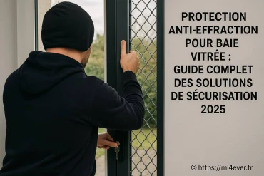 Sécuriser une baie vitrée : guide complet des solutions anti-effraction 2025