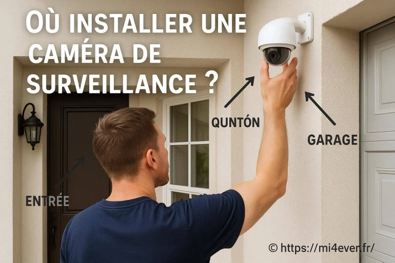 Où installer une caméra de surveillance pour une protection optimale ?