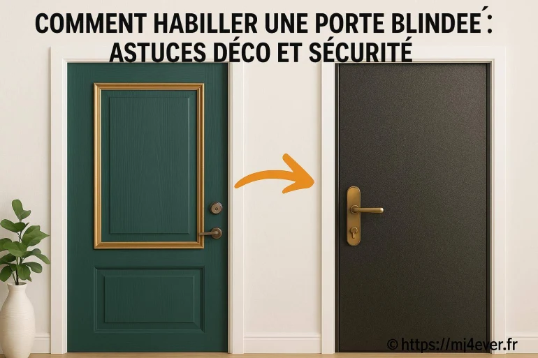 Comment habiller une porte blindée : astuces déco et sécurité