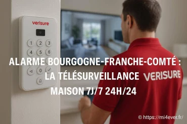 Alarme et télésurveillance maison en bourgogne-franche-comté 7j/7 24h/24