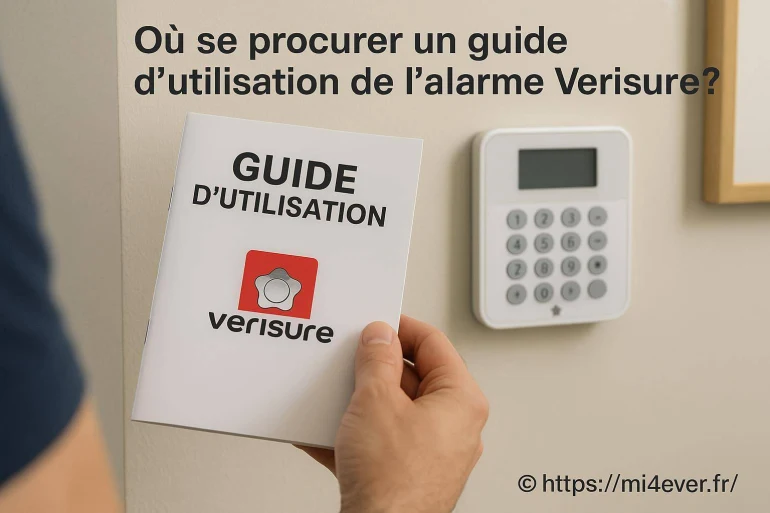 Où télécharger le guide d'utilisation de l'alarme Verisure