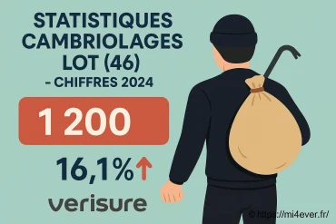 Statistiques cambriolages dans le Lot en 2025 : chiffres et conseils de sécurité