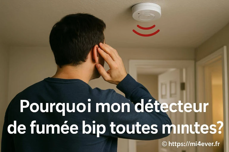 Pourquoi mon détecteur de fumée bip toutes les minutes ?