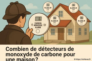 Combien de détecteurs de monoxyde de carbone faut-il pour une maison ?