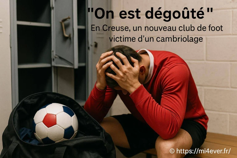 En creuse, le club de foot jeunesse sportive chambonnaise victime d’un nouveau cambriolage