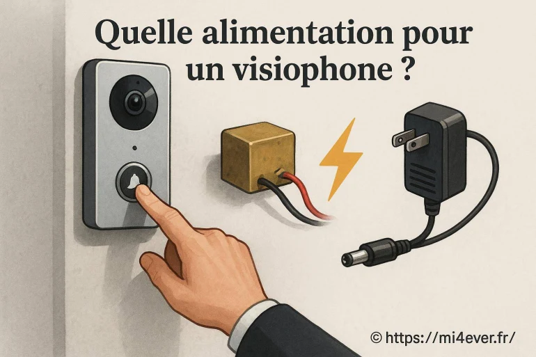 Quelle alimentation choisir pour un visiophone ?
