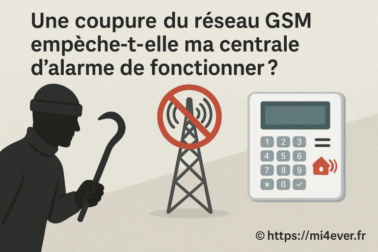 Coupure réseau GSM et centrale d’alarme : comment gérer efficacement