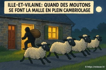 Ille-et-vilaine : quand des moutons s'évadent pendant un cambriolage en 2025