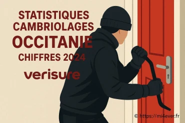 Statistiques et chiffres des cambriolages en occitanie en 2024