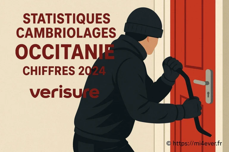 Statistiques et chiffres des cambriolages en occitanie en 2024