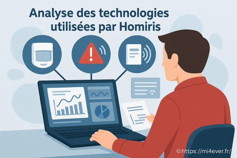 Analyse des technologies Homiris : capteurs, alertes et transmission des données