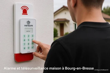 Alarme et télésurveillance maison à Bourg-en-Bresse : sécurité renforcée