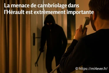 La menace de cambriolage dans l'hérault en 2025 : hausse inquiétante des faits