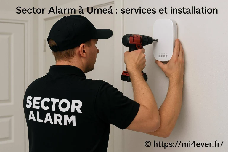 Sector Alarm à Umeå : services et installation pour votre sécurité