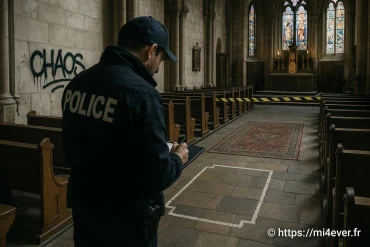 Cambriolage mystérieux dans une église ouverte aux visiteurs en dordogne
