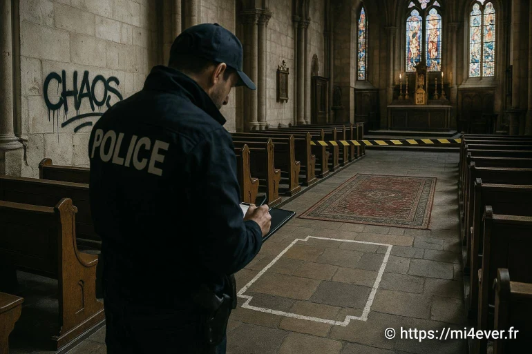 Cambriolage mystérieux dans une église ouverte aux visiteurs en dordogne