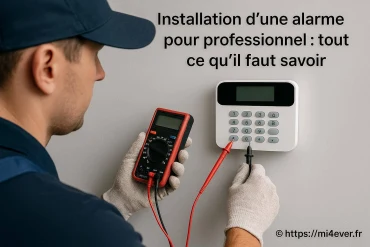 Installation d'une alarme professionnelle : guide complet pour 2025