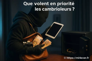 Que volent en priorité les cambrioleurs : objets les plus ciblés et conseils de protection