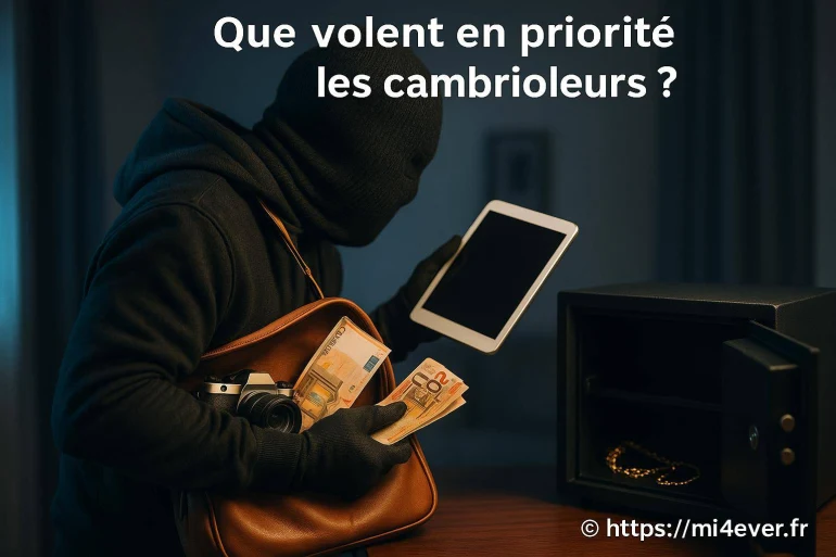 Que volent en priorité les cambrioleurs : objets les plus ciblés et conseils de protection