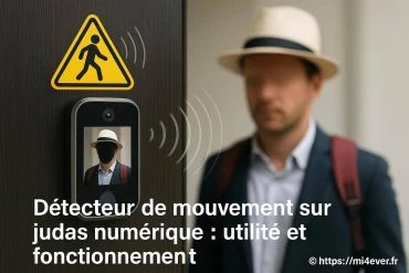 Détecteur de mouvement sur judas numérique : à quoi sert-il et comment fonctionne-t-il ?