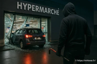 Tentative de cambriolage à Châteaugiron : une voiture bélier fonce dans un hypermarché