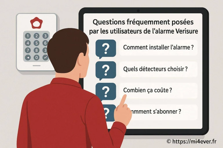 Faq systèmes d'alarme avec télésurveillance verisure : réponses aux questions fréquentes