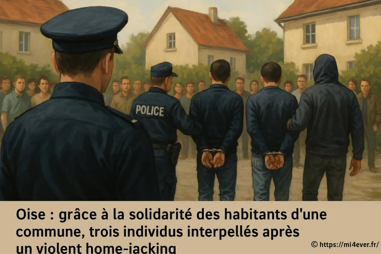 Oise : trois interpellations après un violent home-jacking grâce à la solidarité des habitants