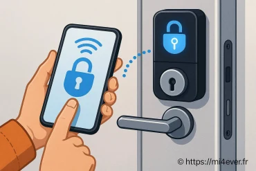 Comment fonctionne une serrure connectée ?