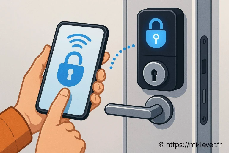 Comment fonctionne une serrure connectée ?