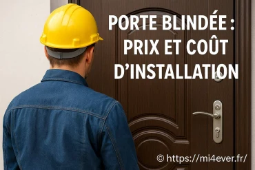 Porte blindée : quel prix et quel coût d’installation prévoir ?
