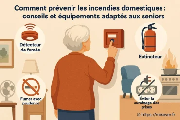 Comment prévenir les incendies domestiques : conseils et équipements adaptés aux seniors