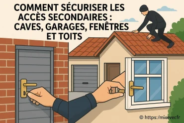 Comment sécuriser efficacement les accès secondaires : caves, garages, fenêtres et toits ?