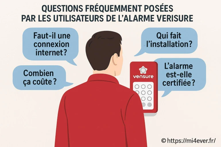 Faq systèmes d'alarme avec télésurveillance verisure : réponses aux questions fréquentes