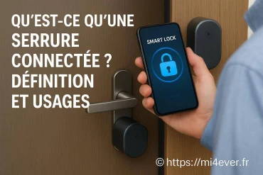 Qu'est-ce qu'une serrure connectée ? Définition et usages expliqués