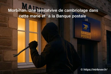 Tentative de cambriolage à la mairie et à la Banque postale de Guéhenno