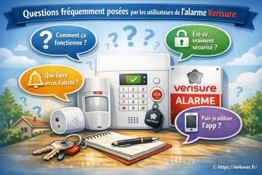 Faq systèmes d'alarme avec télésurveillance verisure : réponses aux questions fréquentes
