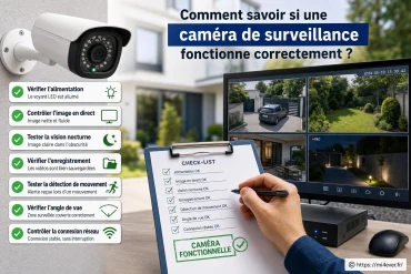 Comment savoir si une caméra de surveillance fonctionne correctement